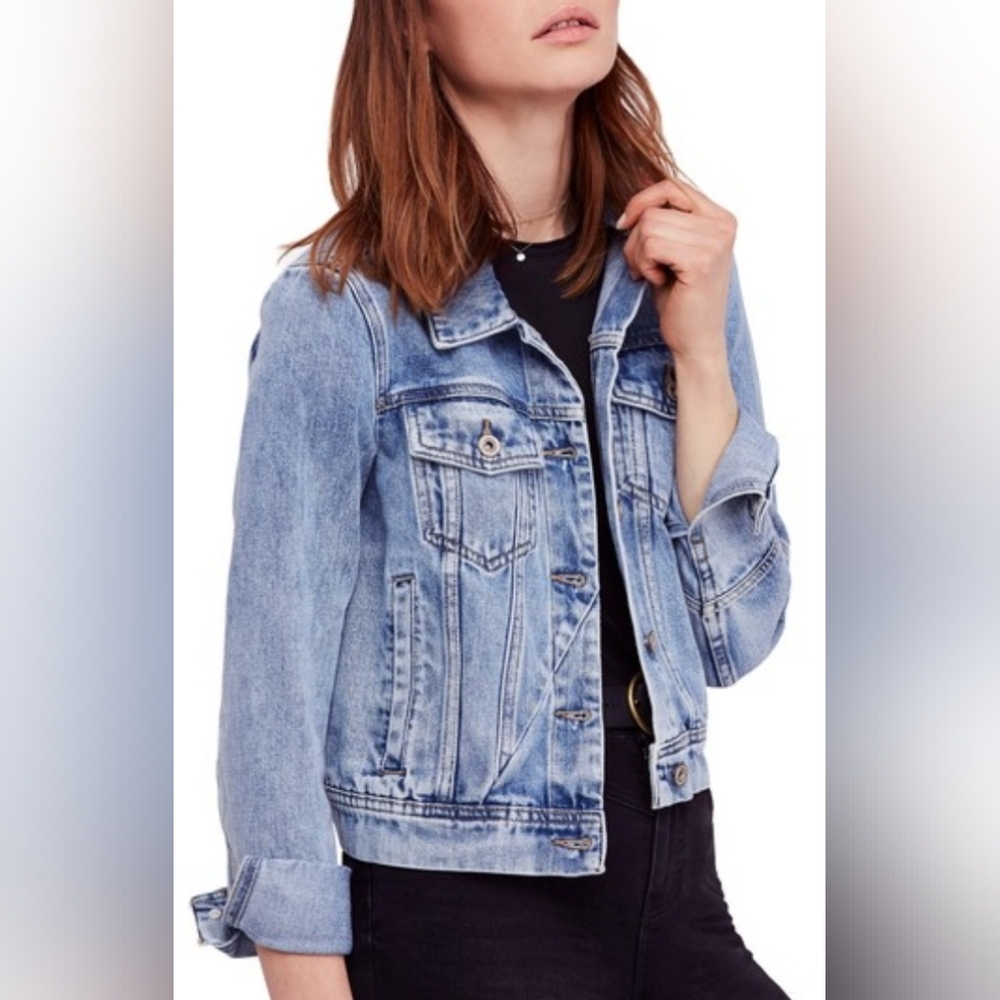Free People Rumors Denim Jacket